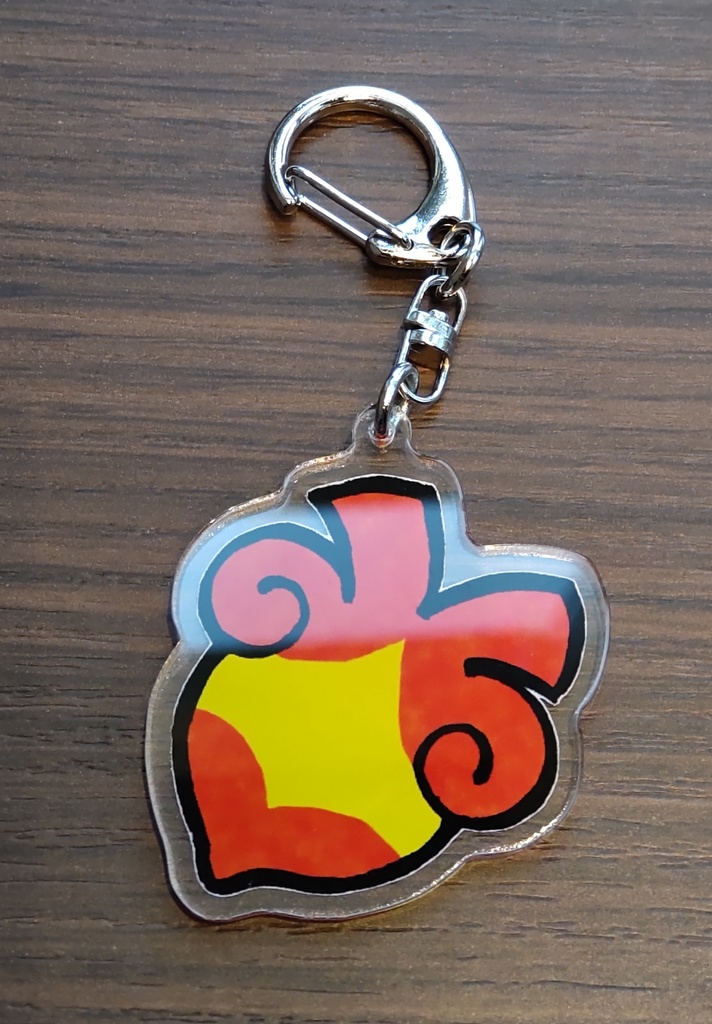 アステカ心臓 アクリルキーホルダー