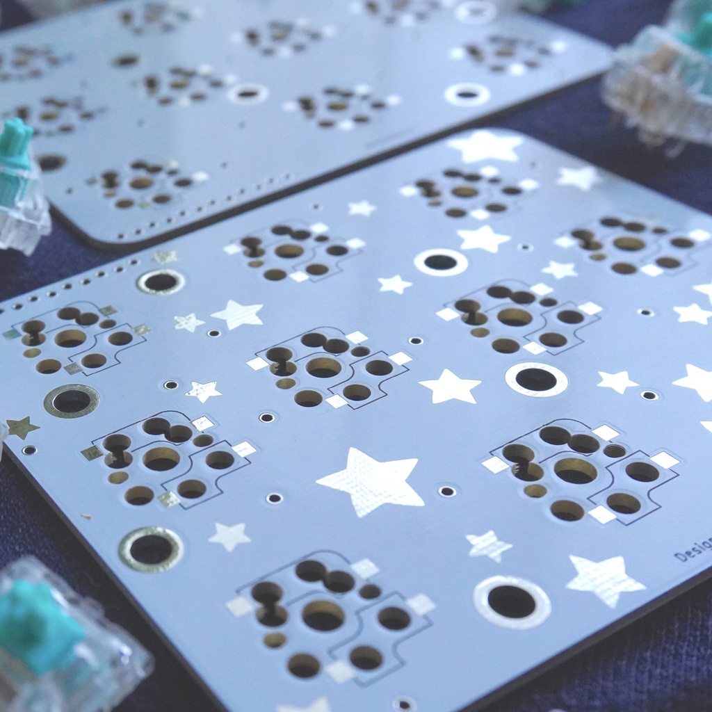 キースイッチのせるだけボード Milkey Way