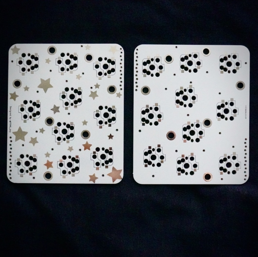 キースイッチのせるだけボード Milkey Way