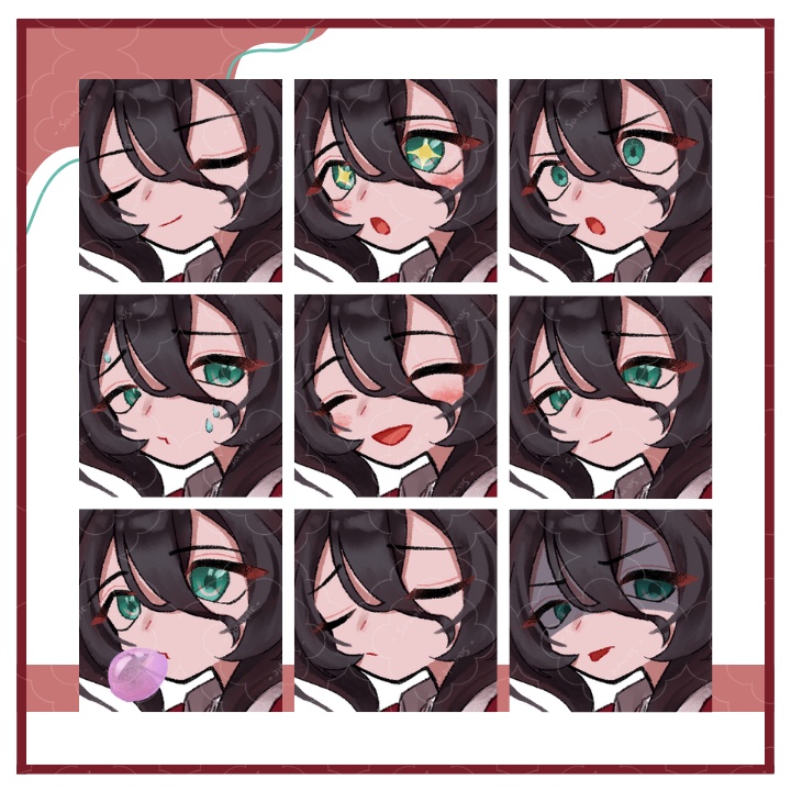 【立ち絵素材】ロングヘアの男の子