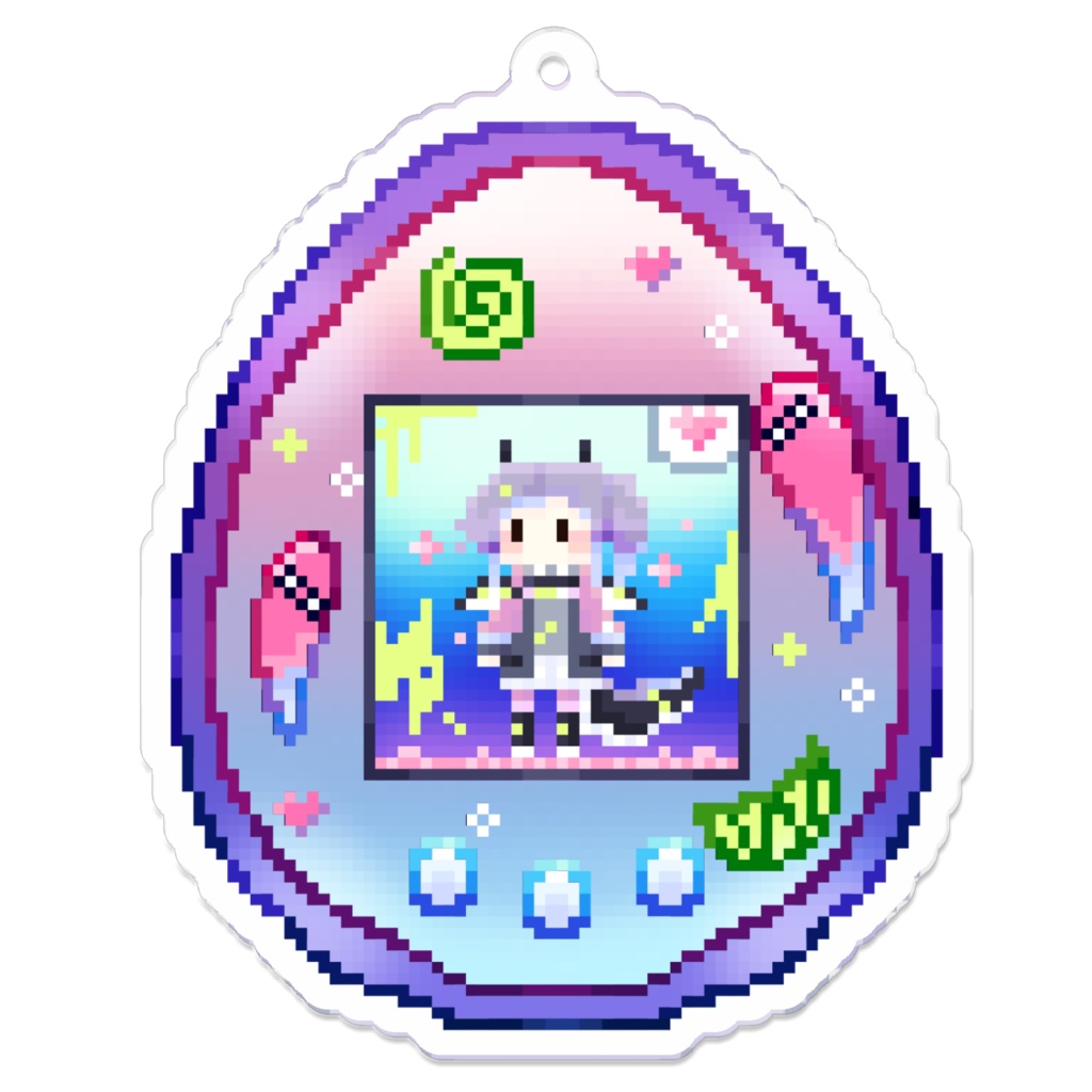 Pixel Tamagotchii Sleepy