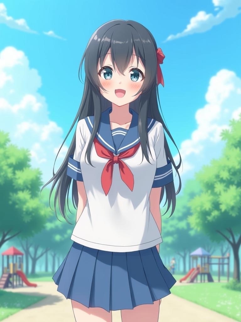 Noa Girls パック1 - 明日葉乃亜 セーラー服ver