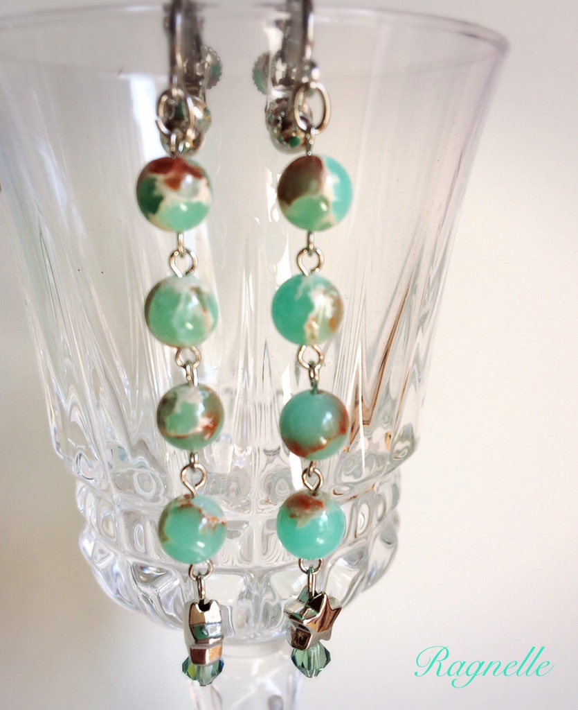 ハイエロファントグリーン☆イメージイヤリング