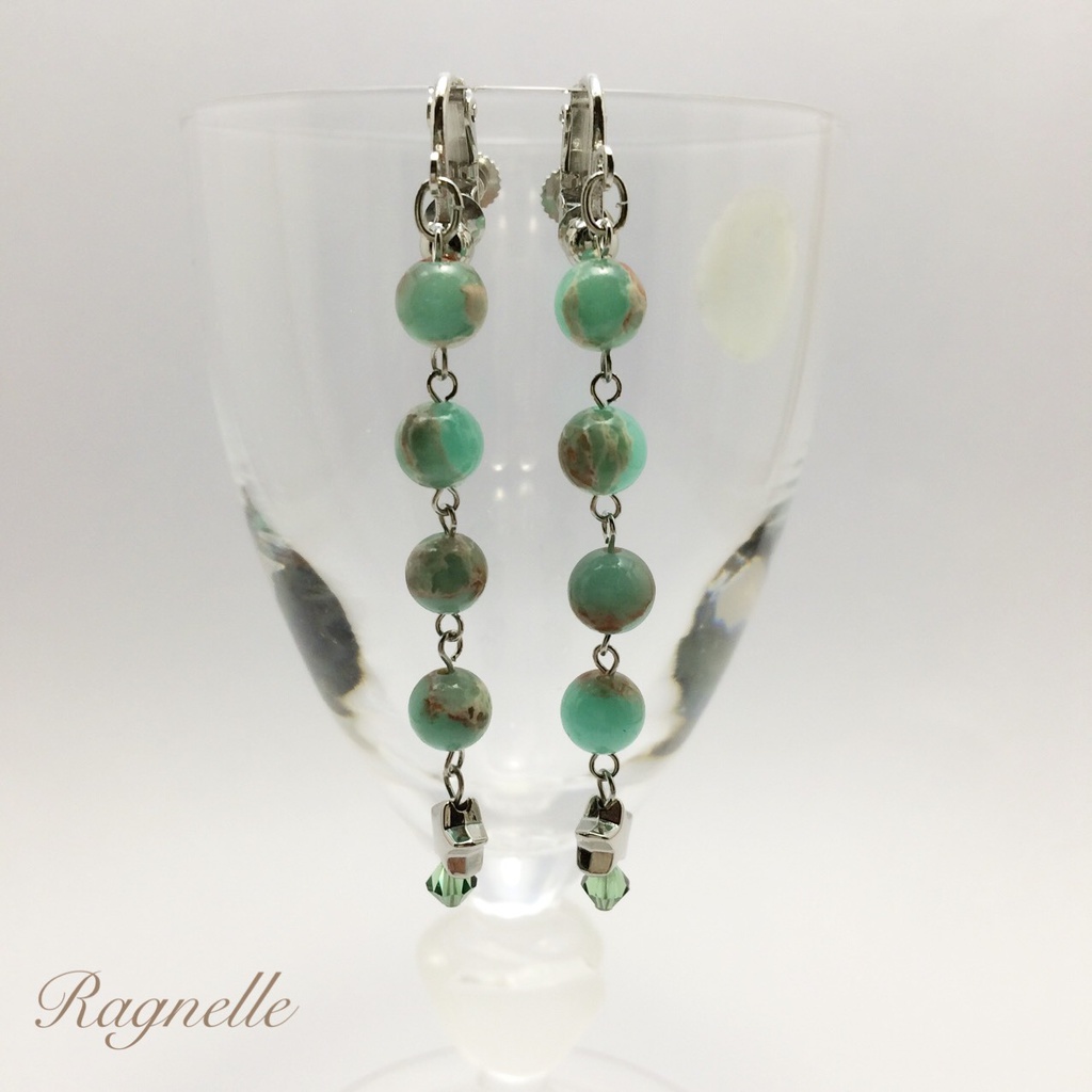 ハイエロファントグリーン☆イメージイヤリング