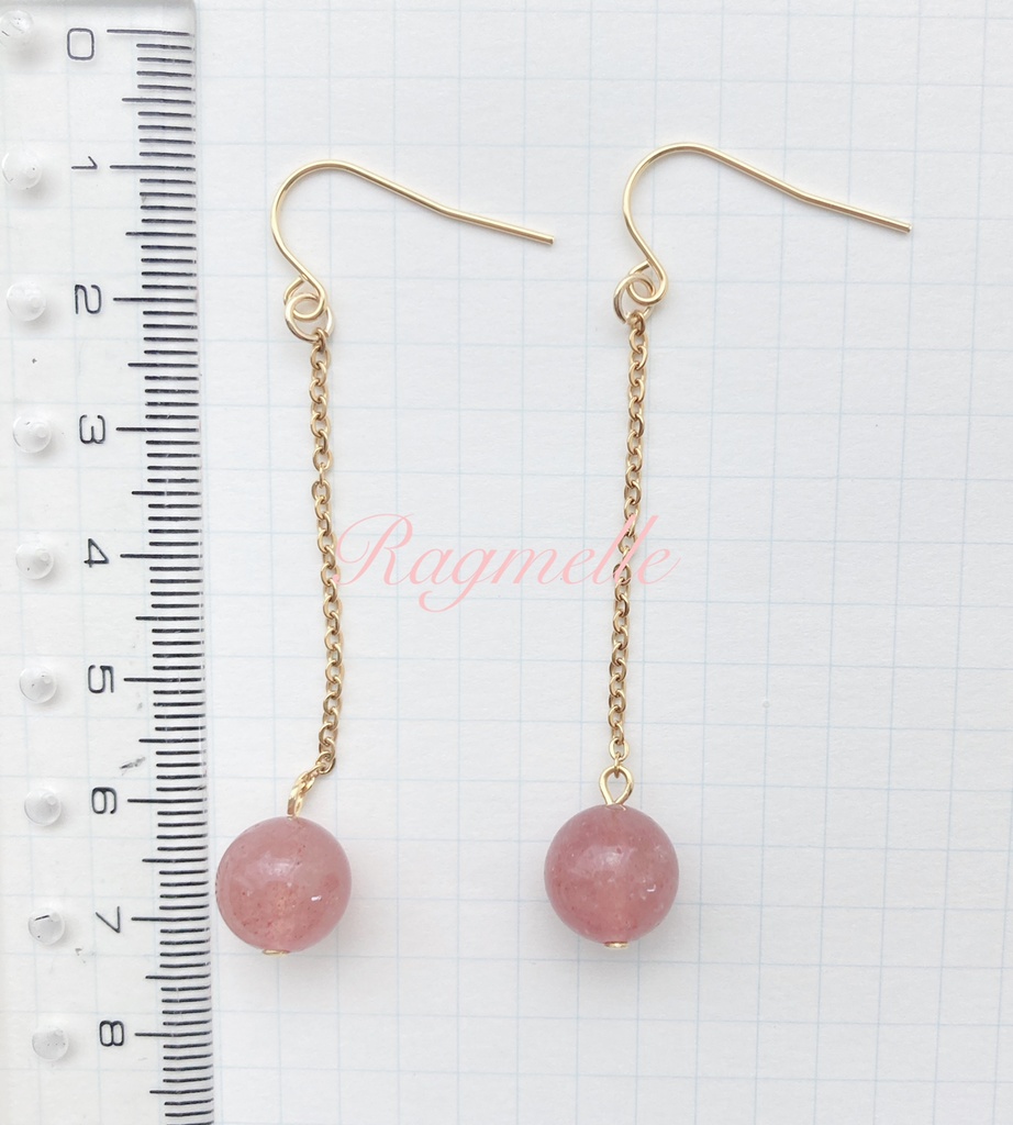 さくらんぼ~花京院イメージピアス