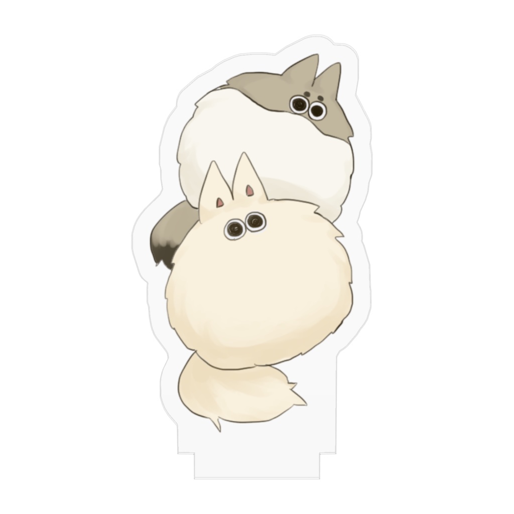 ポメラニアーン(ゴロ丸,ムニエル)_アクリルスタンド