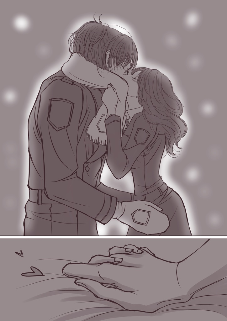 AOT Pikuhan Doujinshi「our lady in Marley」Hange×Pieck