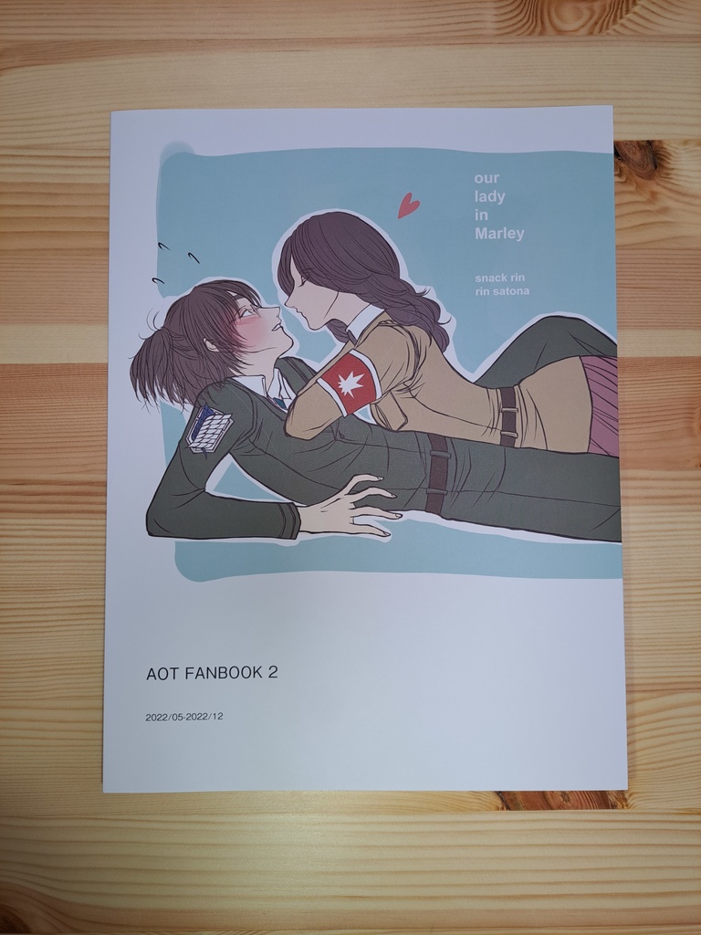 AOT Pikuhan Doujinshi「our lady in Marley」Hange×Pieck