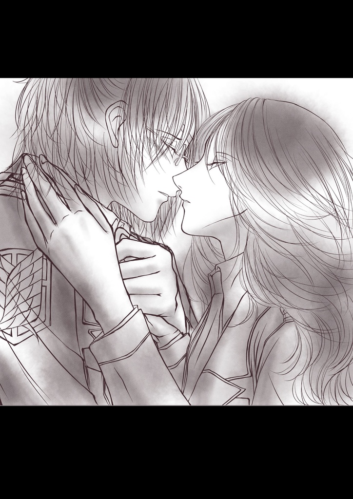 AOT Pikuhan Doujinshi "the blue whales" Hange×Pieck