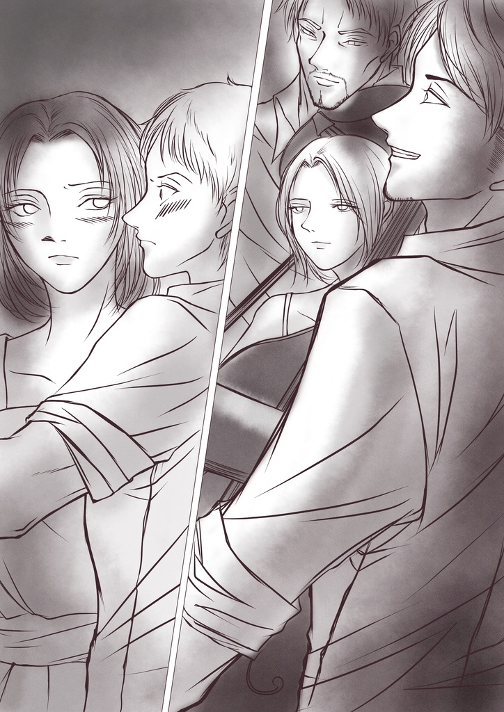 AOT Pikuhan Doujinshi "MUCH ADO ABOUT LOVE" Hange×Pieck