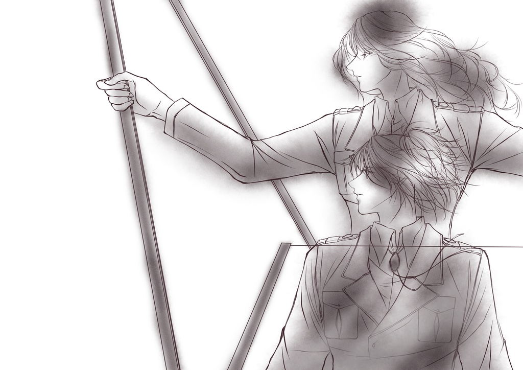 【進撃の巨人/ピクハン同人誌】「les demoiselles de paradis」