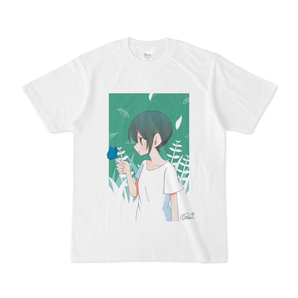 【Tシャツ】白Tと蝶