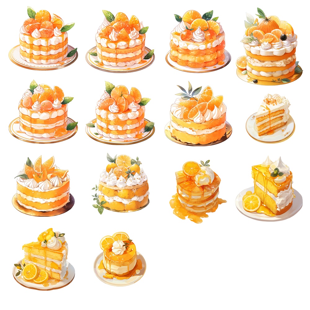 【無料あり】ケーキのイラスト素材【AI作成素材】