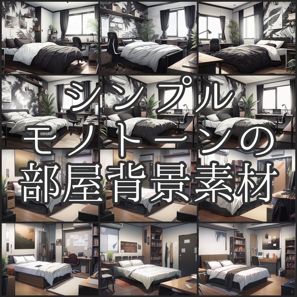 【背景素材】リビングルーム 40枚【AI作成TRPG背景素材】