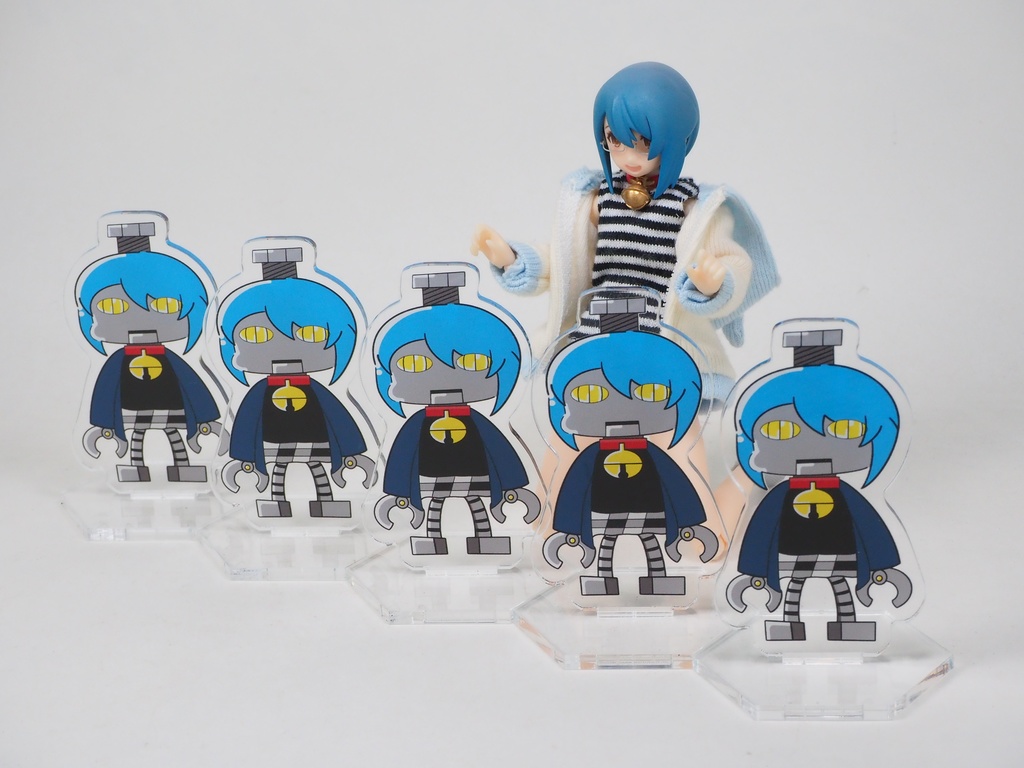 メカ猫落花ちゃんアクリルスタンド【ネコポス配送】★特典付き