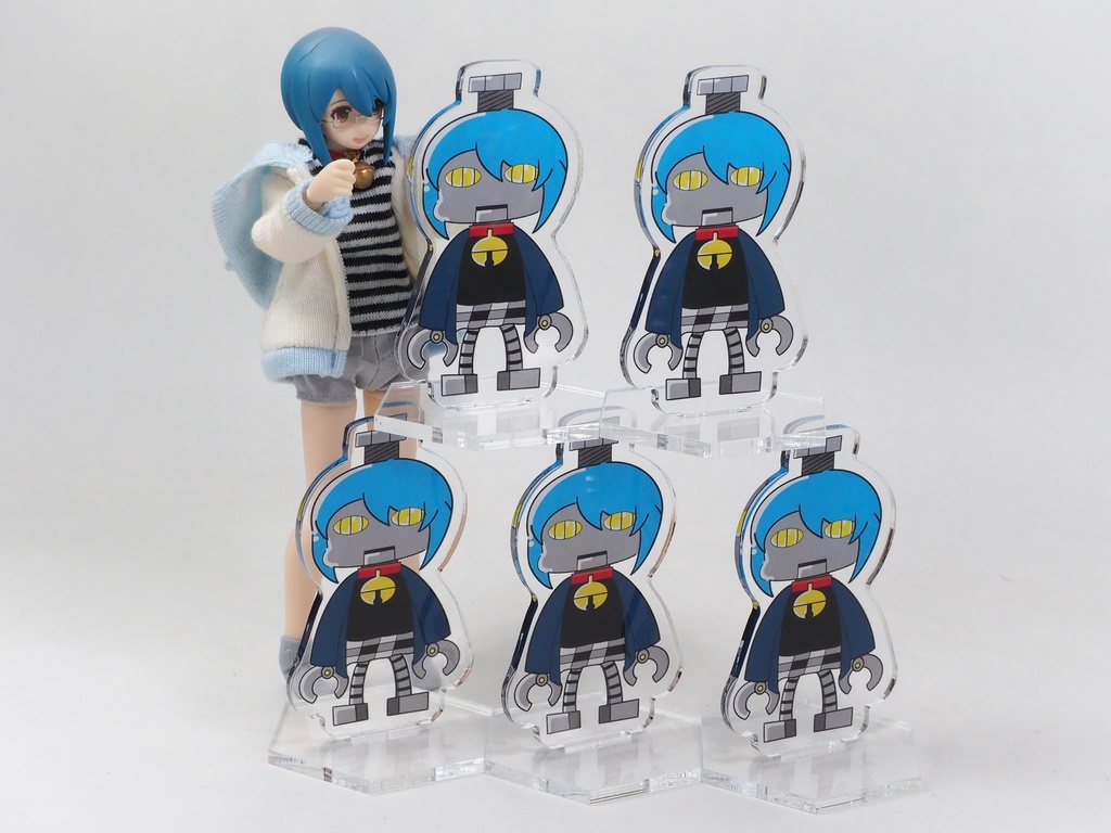 メカ猫落花ちゃんアクリルスタンド【ネコポス配送】★特典付き