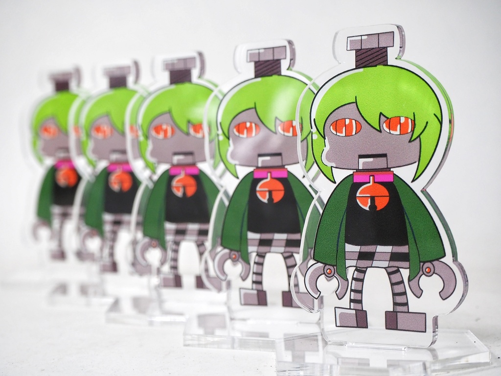 G2メカ猫落花ちゃんアクリルスタンド【ネコポス配送】★特典付き