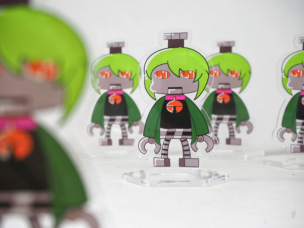 G2メカ猫落花ちゃんアクリルスタンド【ネコポス配送】★特典付き