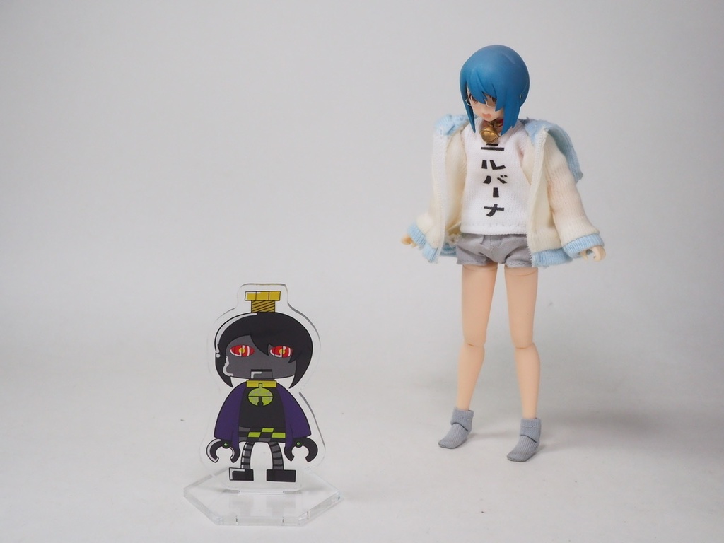 SGメカ猫落花ちゃんアクリルスタンド【ネコポス配送】★特典付き