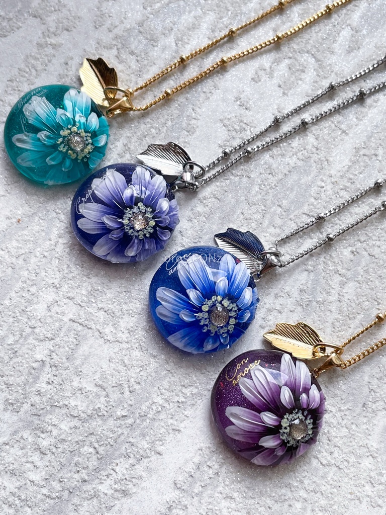 【original】（受注）Gerbera accessory 丸型ペンダント