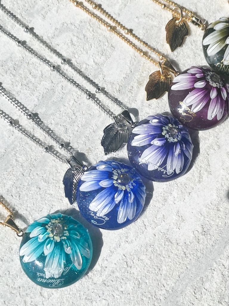 【original】(受注)Gerbera accessory 丸型ペンダント