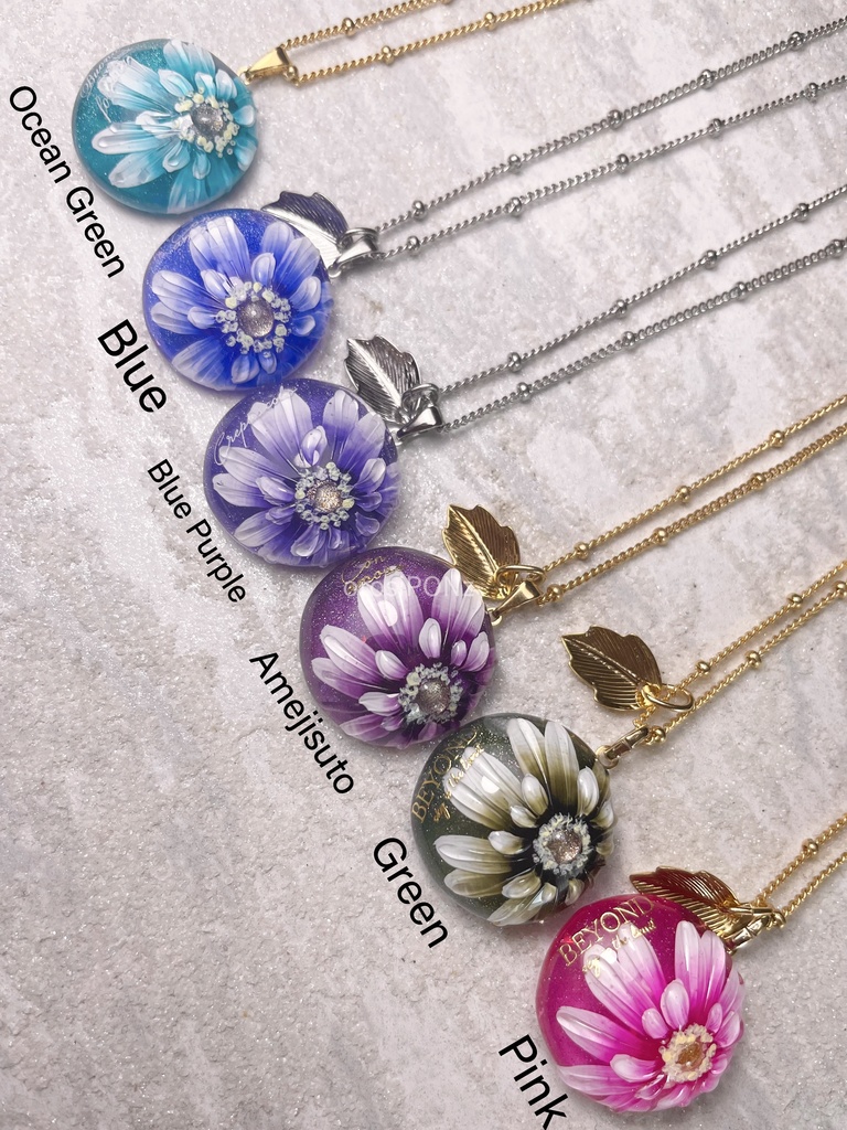 【original】（受注）Gerbera accessory 丸型ペンダント