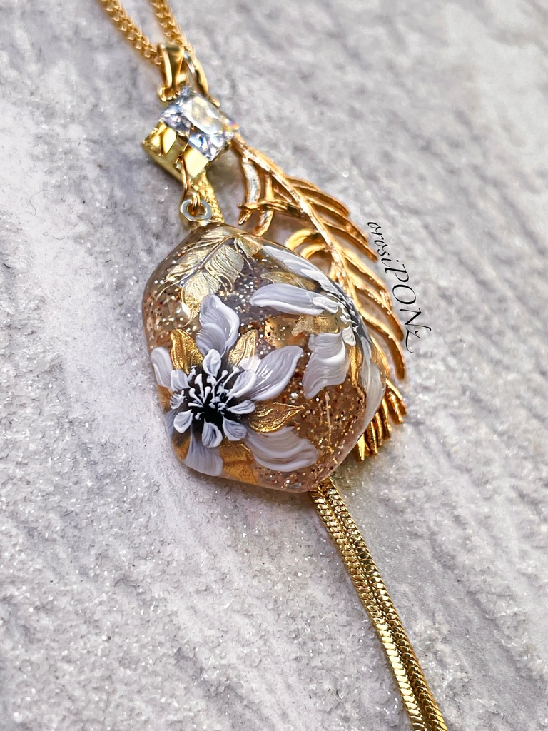 【とうらぶ】鶴丸イメージアクセサリー/ユキノハナ