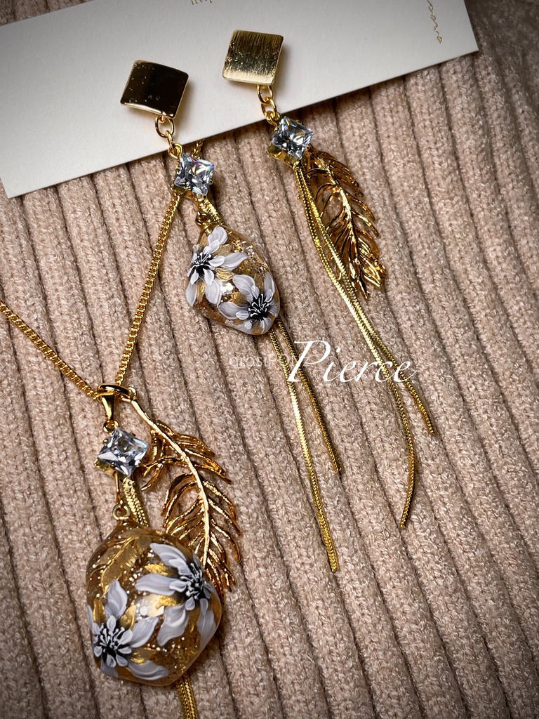 【とうらぶ】鶴丸イメージアクセサリー/ユキノハナ