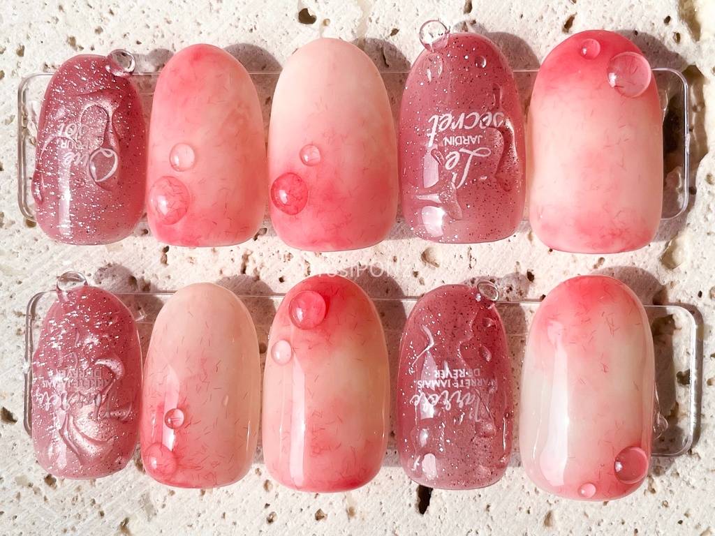 Fresh peach（ネイルチップ）