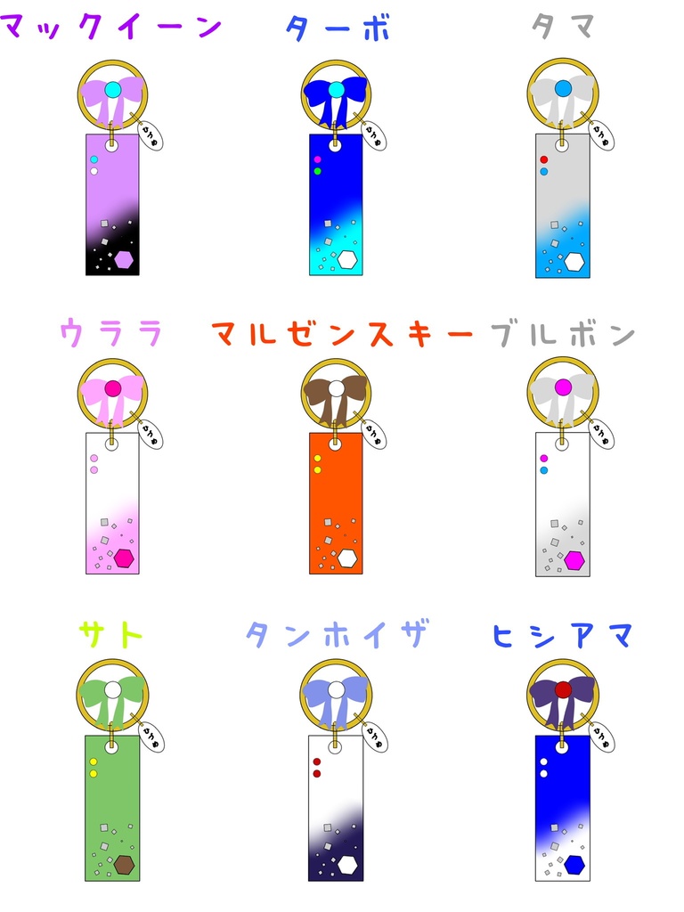 ウマ娘イメージ レジンバッグチャーム ②