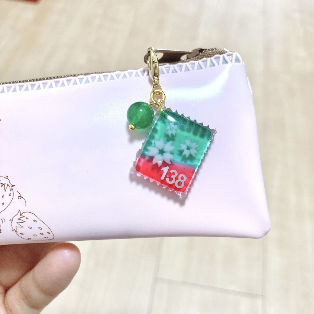 刀剣乱舞イメージ 切手風レジンチャーム①