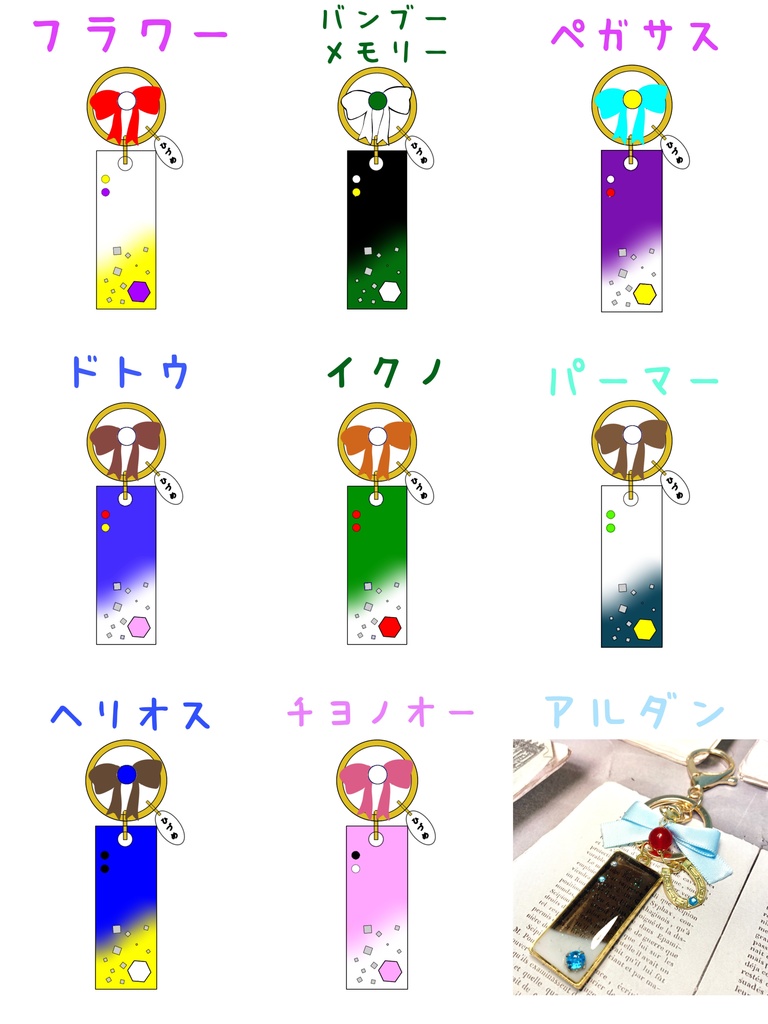 ウマ娘イメージ レジンバッグチャーム③