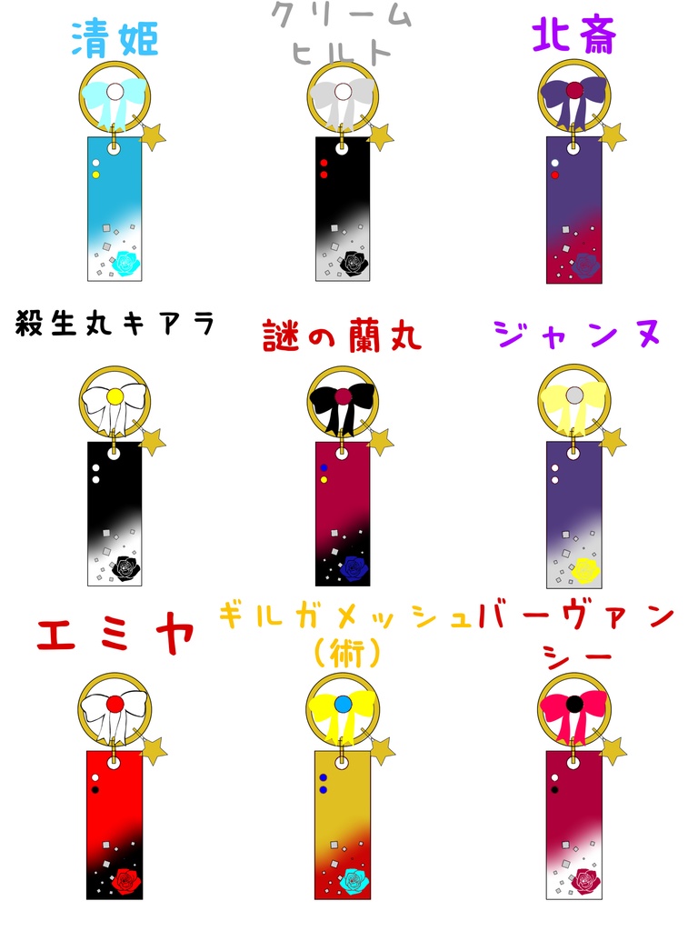 fgoイメージ レジンバッグチャーム②