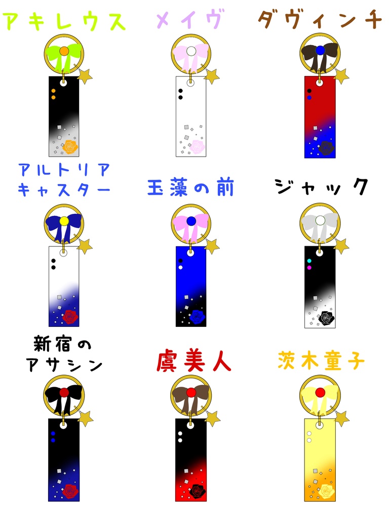 fgoイメージ レジンバッグチャーム②