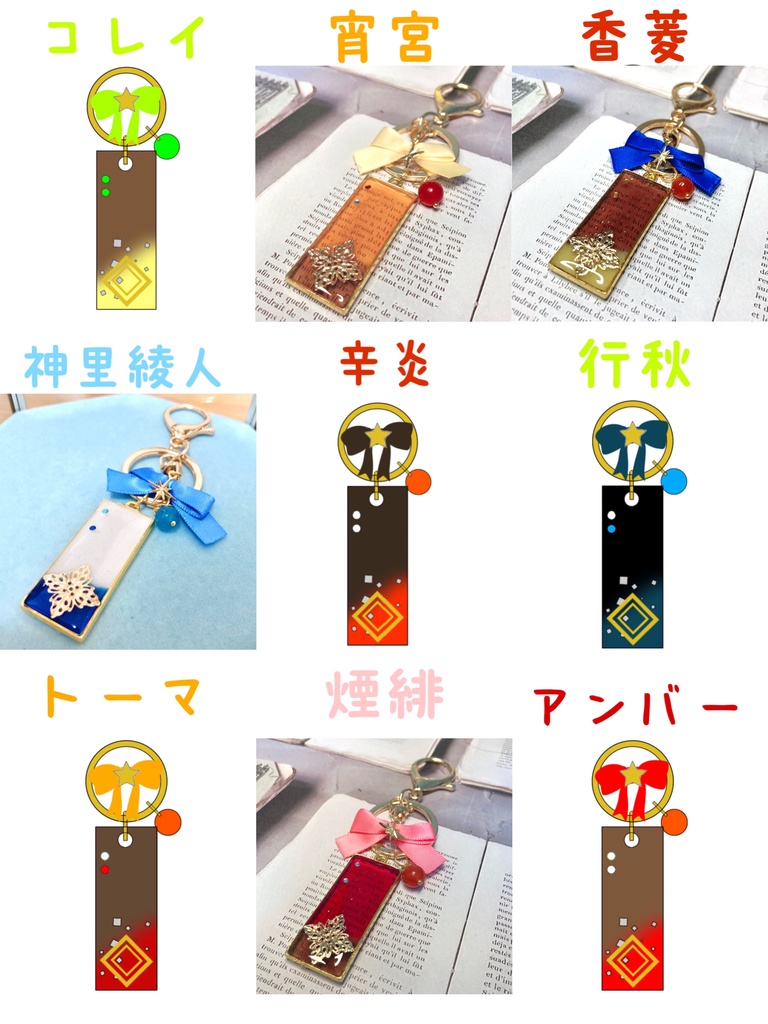 原神イメージ レジンバッグチャーム②