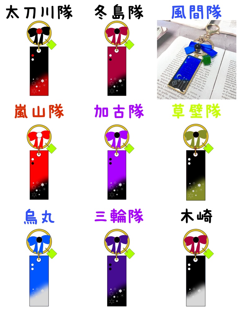 ワールドトリガーイメージ レジンバッグチャーム