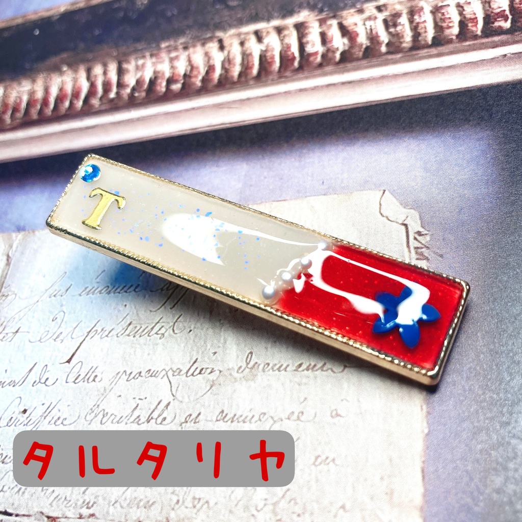 原神イメージ レジンヘアクリップ①