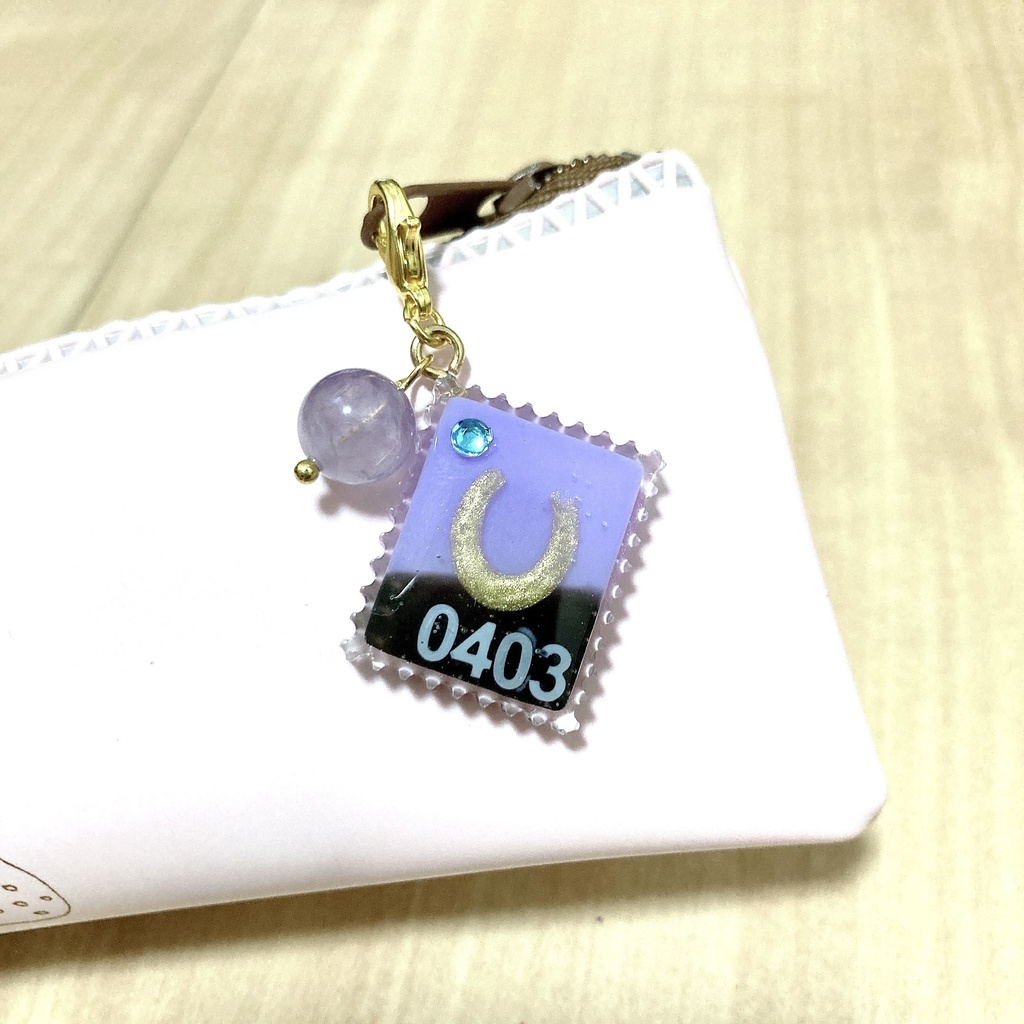 ウマ娘イメージ 切手風レジンチャーム①