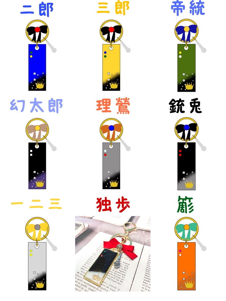 ヒプマイ イメージ レジンバッグチャーム