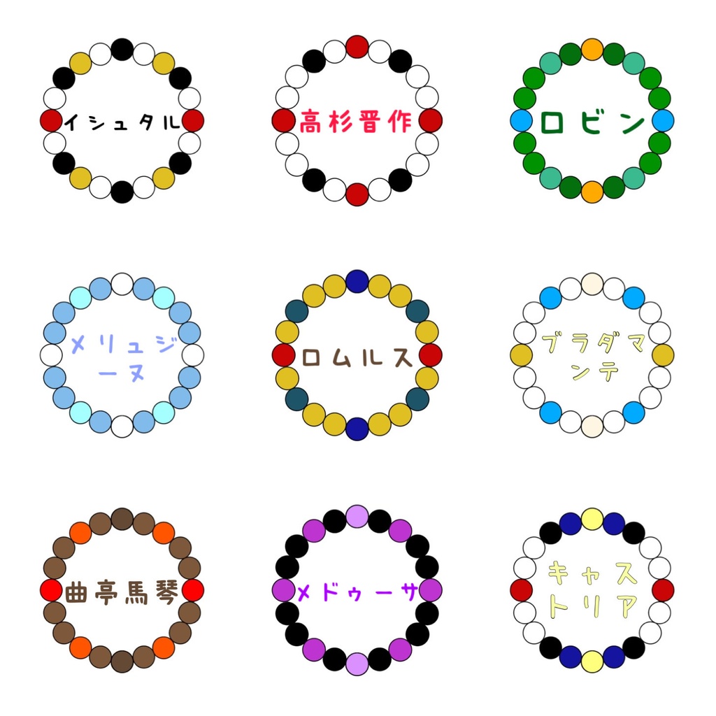 FGOイメージ 天然石ブレスレット②