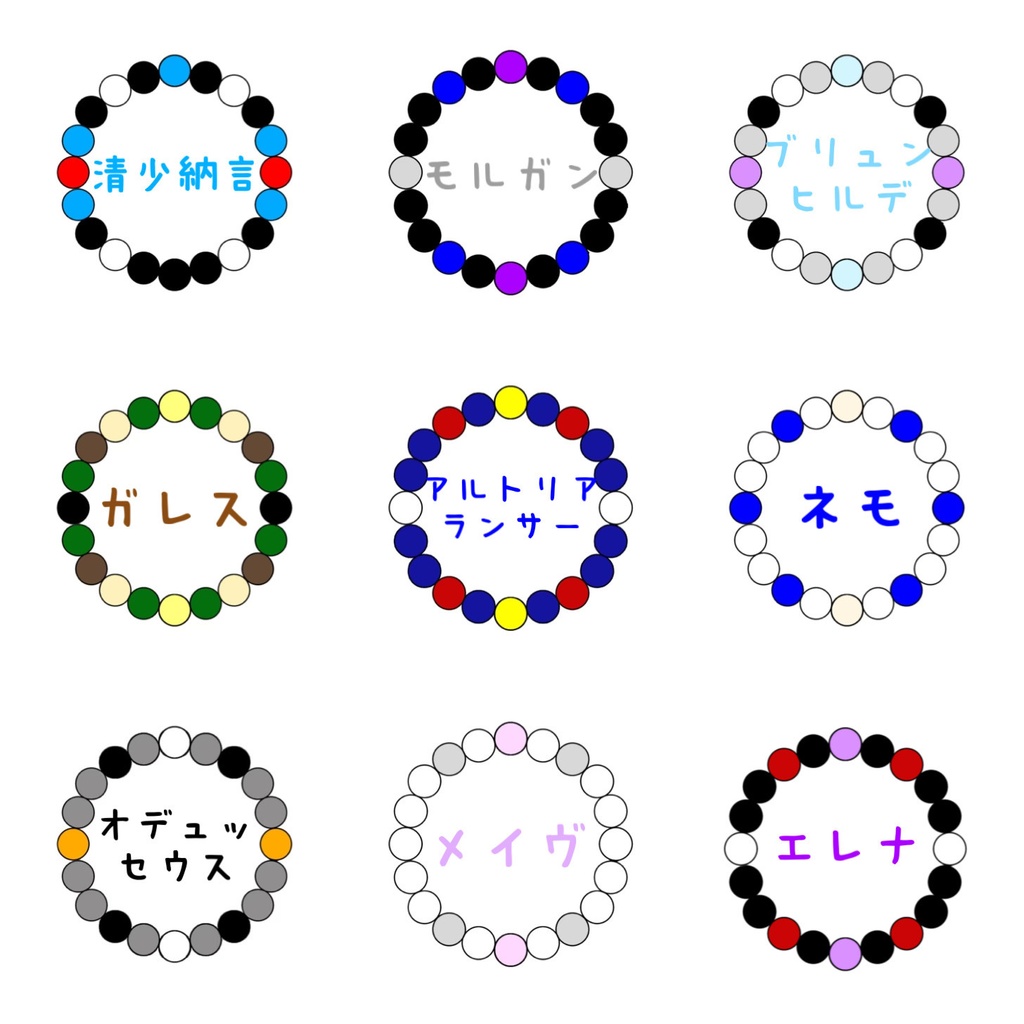 fgoイメージ 天然石ブレスレット③