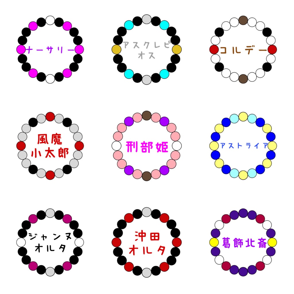 fgoイメージ 天然石ブレスレット③