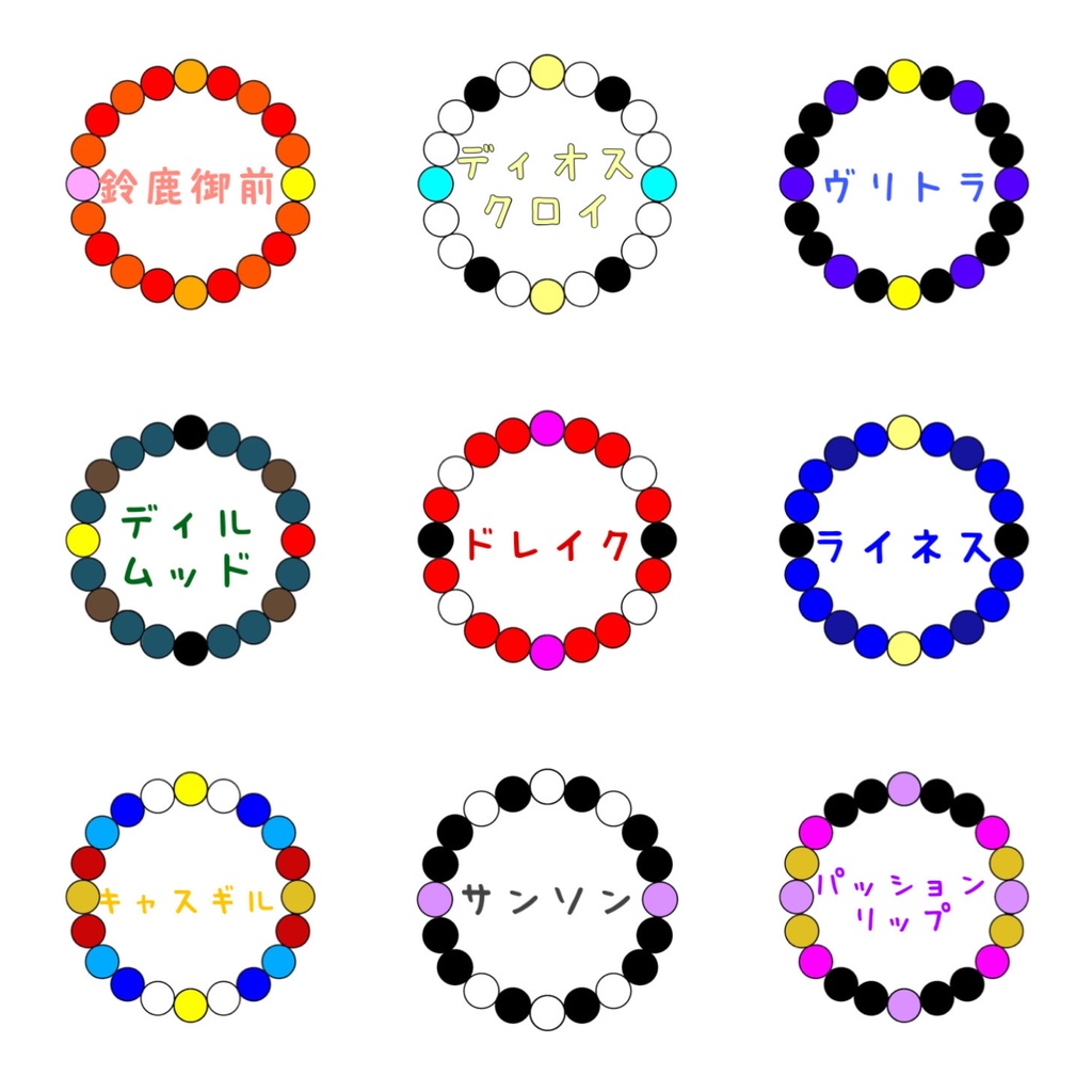 fgoイメージ 天然石ブレスレット⑤