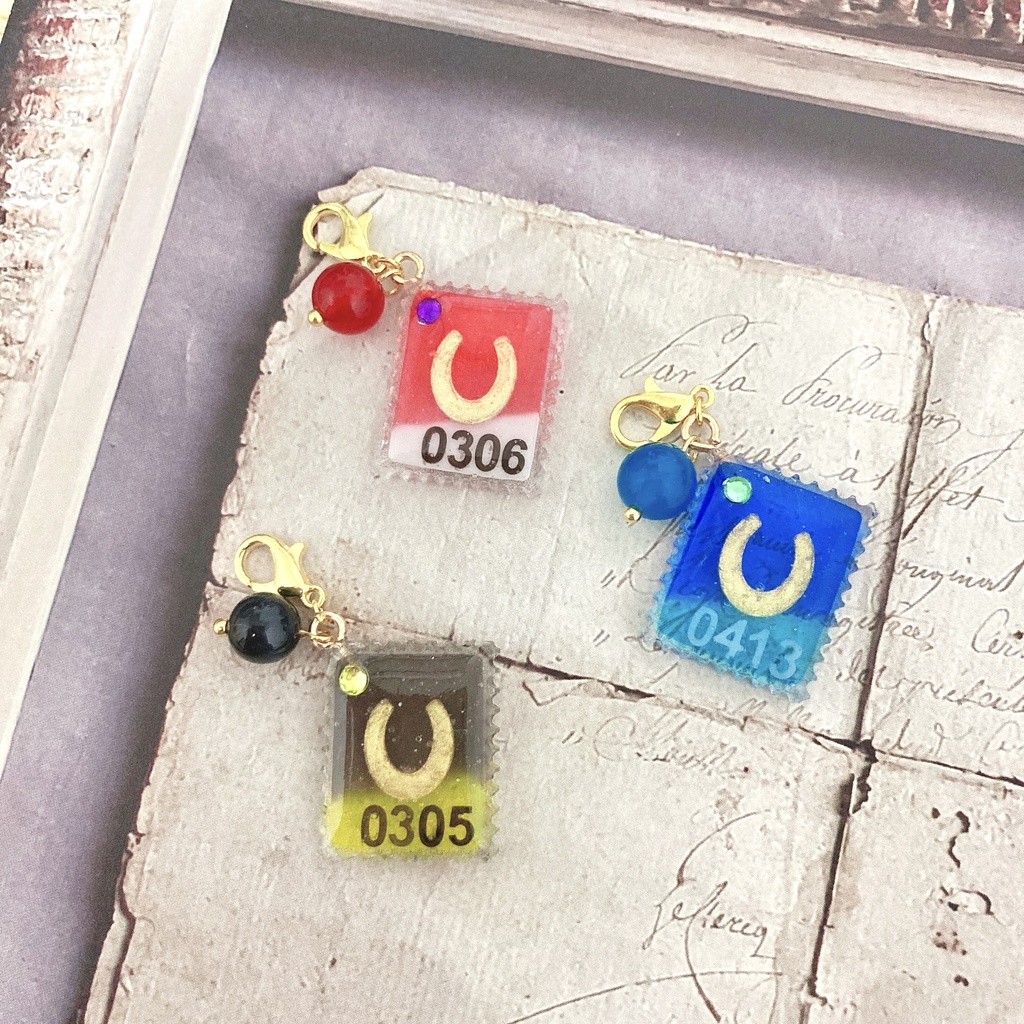 ウマ娘イメージ 切手風レジンチャーム②