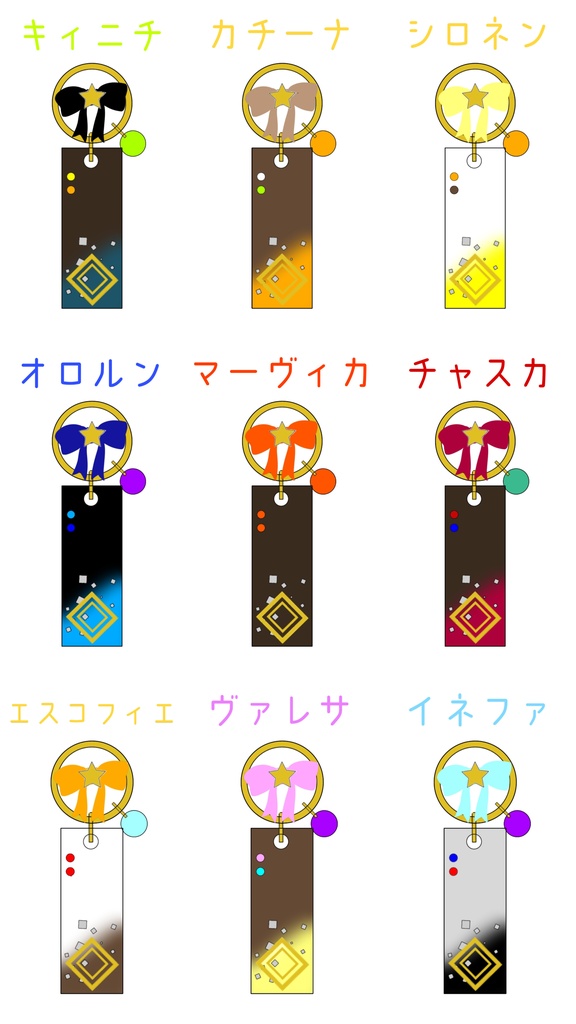 原神イメージ レジンバッグチャーム③