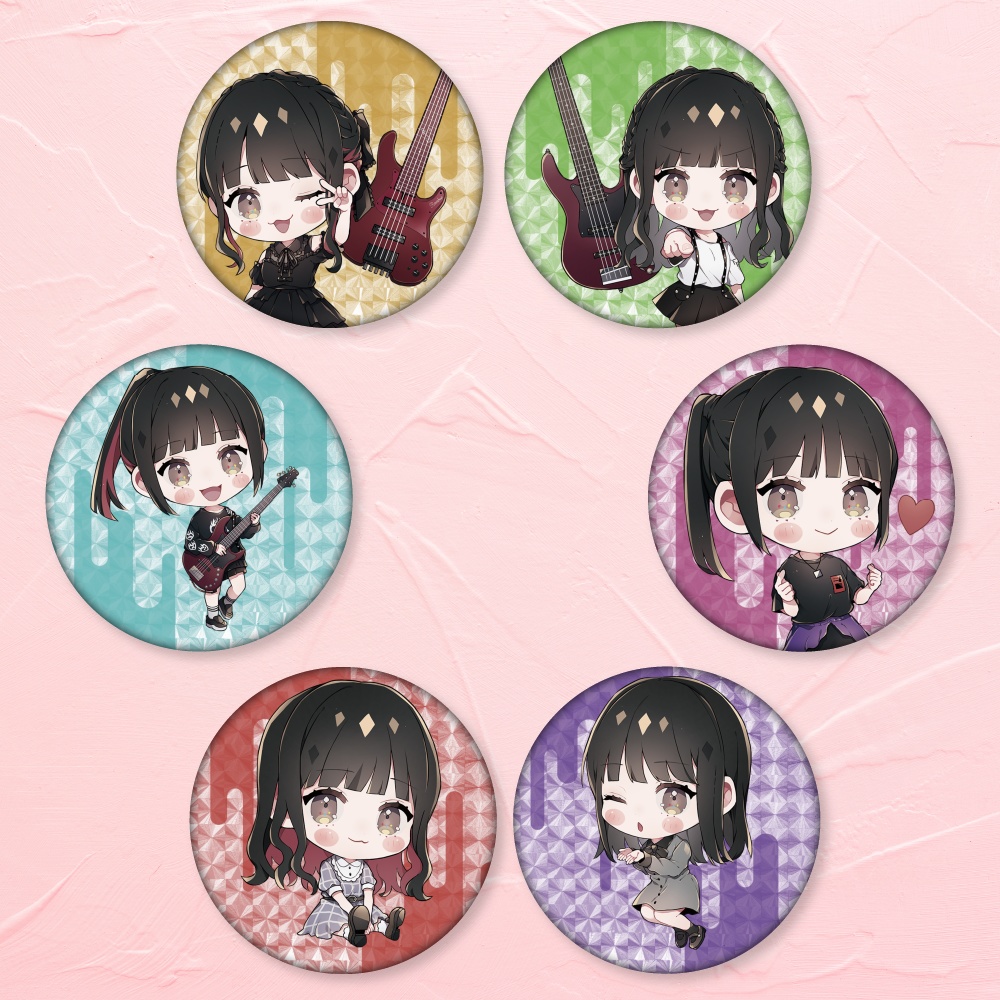 缶バッジくじ【はっぴぃべぇすかぁにばる】