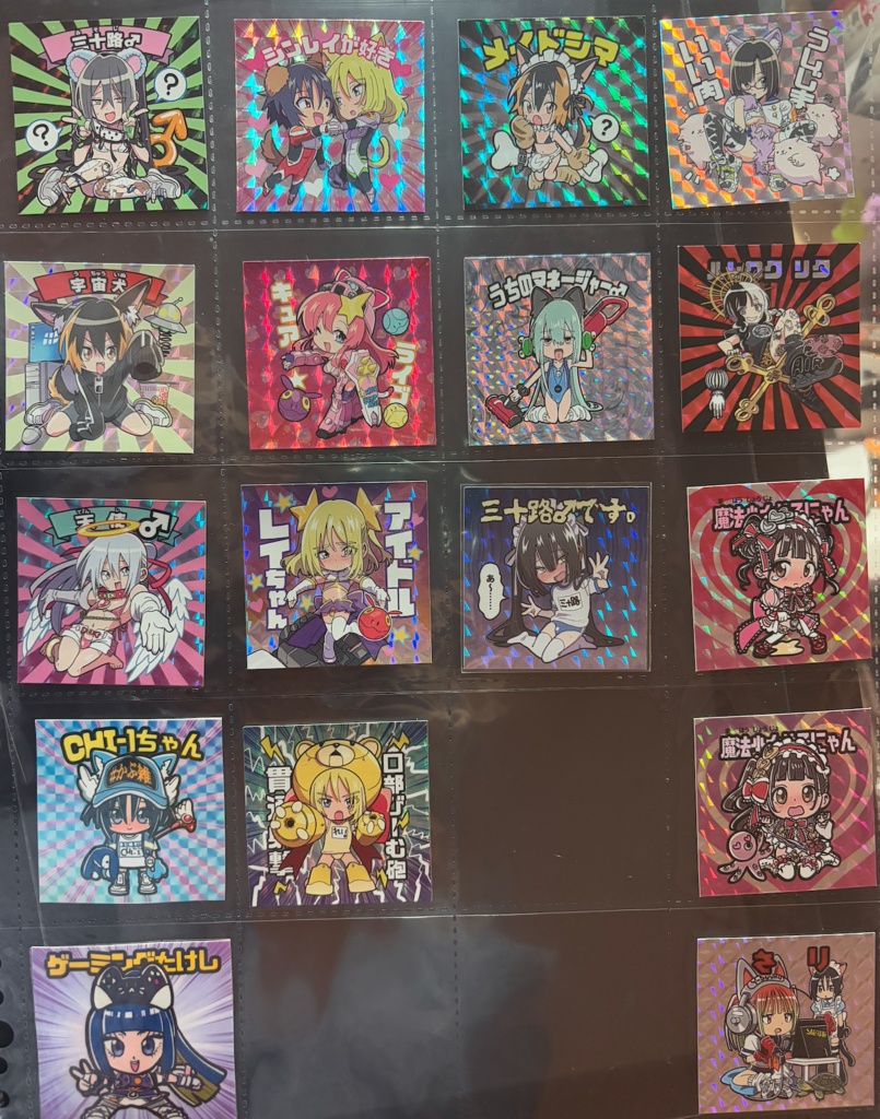 正方形シールデータ(表面のみ)画像制作