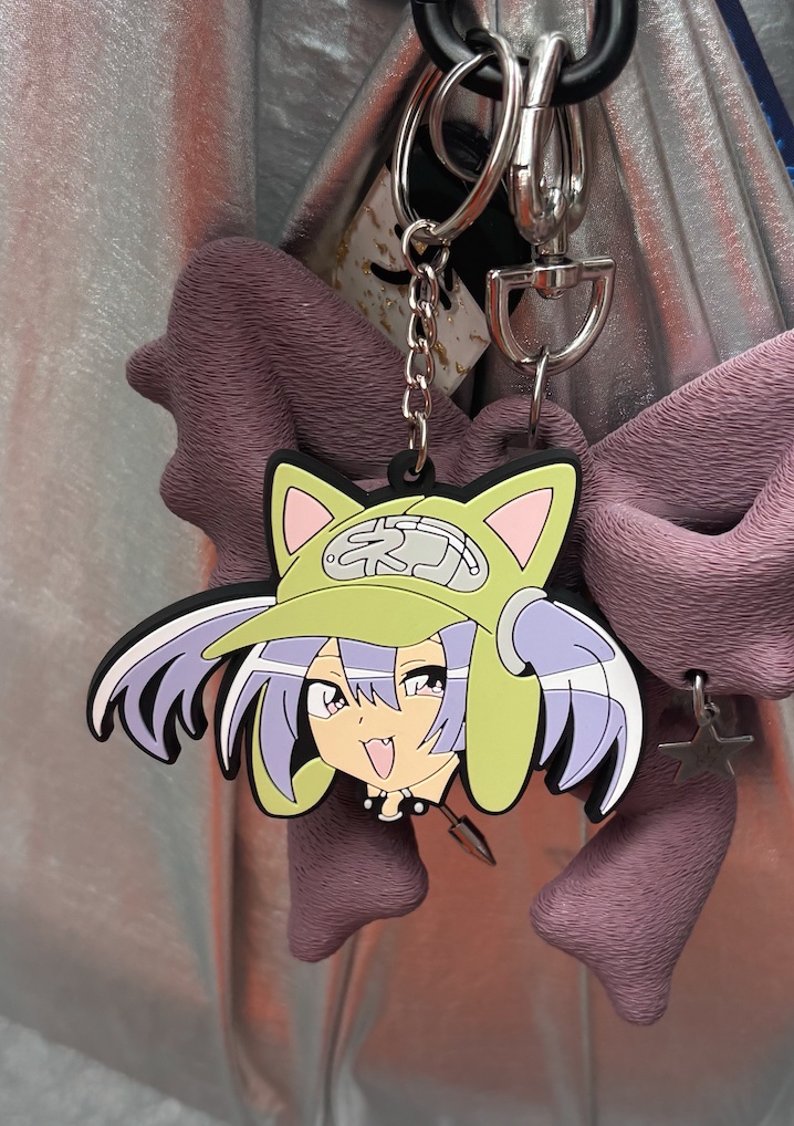 ネコくんラバーキーホルダー