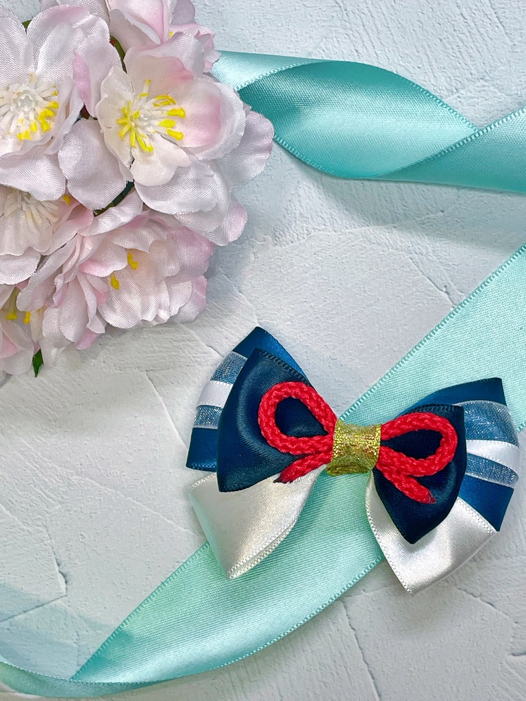 【刀剣乱舞イメージ】新選組(沖田組・土方組)リボンバレッタ