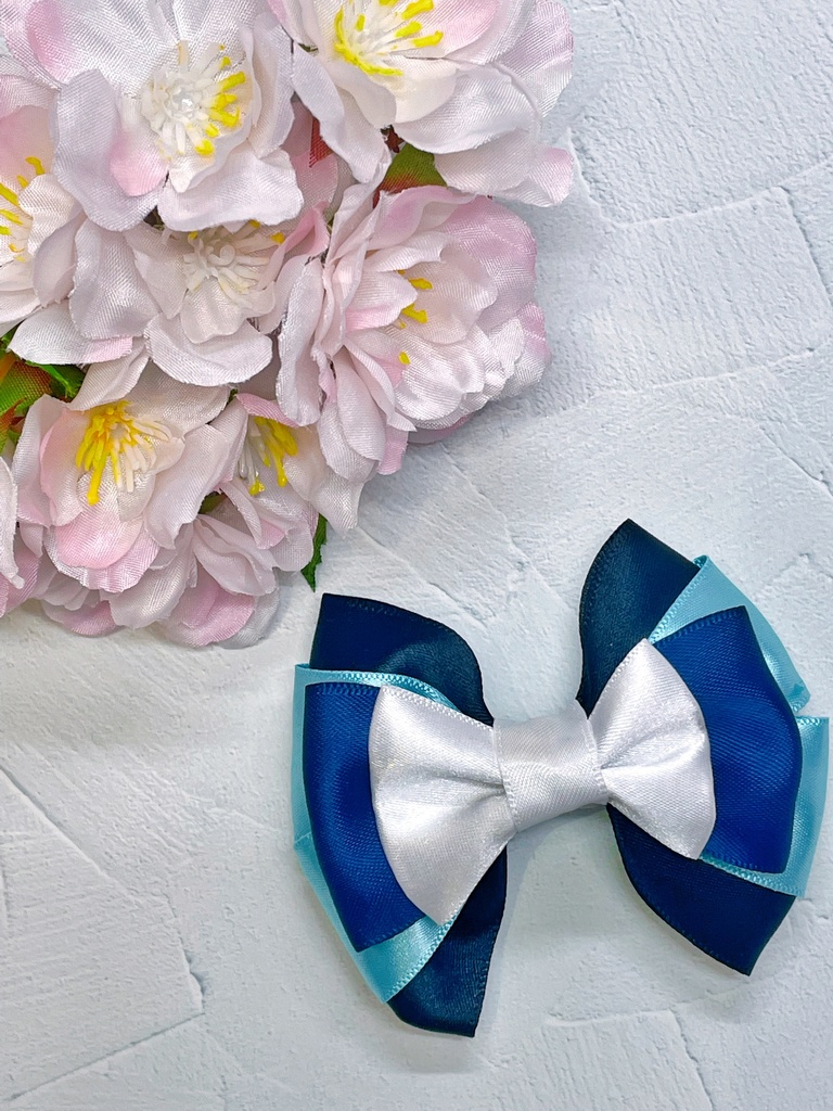 【刀剣乱舞イメージ】新選組(沖田組・土方組)リボンバレッタ